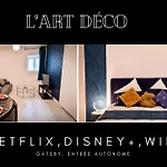 L'art Deco 3 Etoiles Wifi, Netflix, Disney, Coeur De Bastide Apartman *